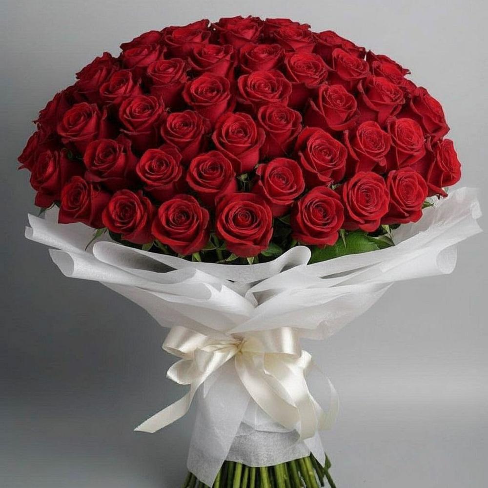 101 Красная роза Блэк Мэджик в Киренске Букет 101 Красная роза Блэк Мэджик в Киренске