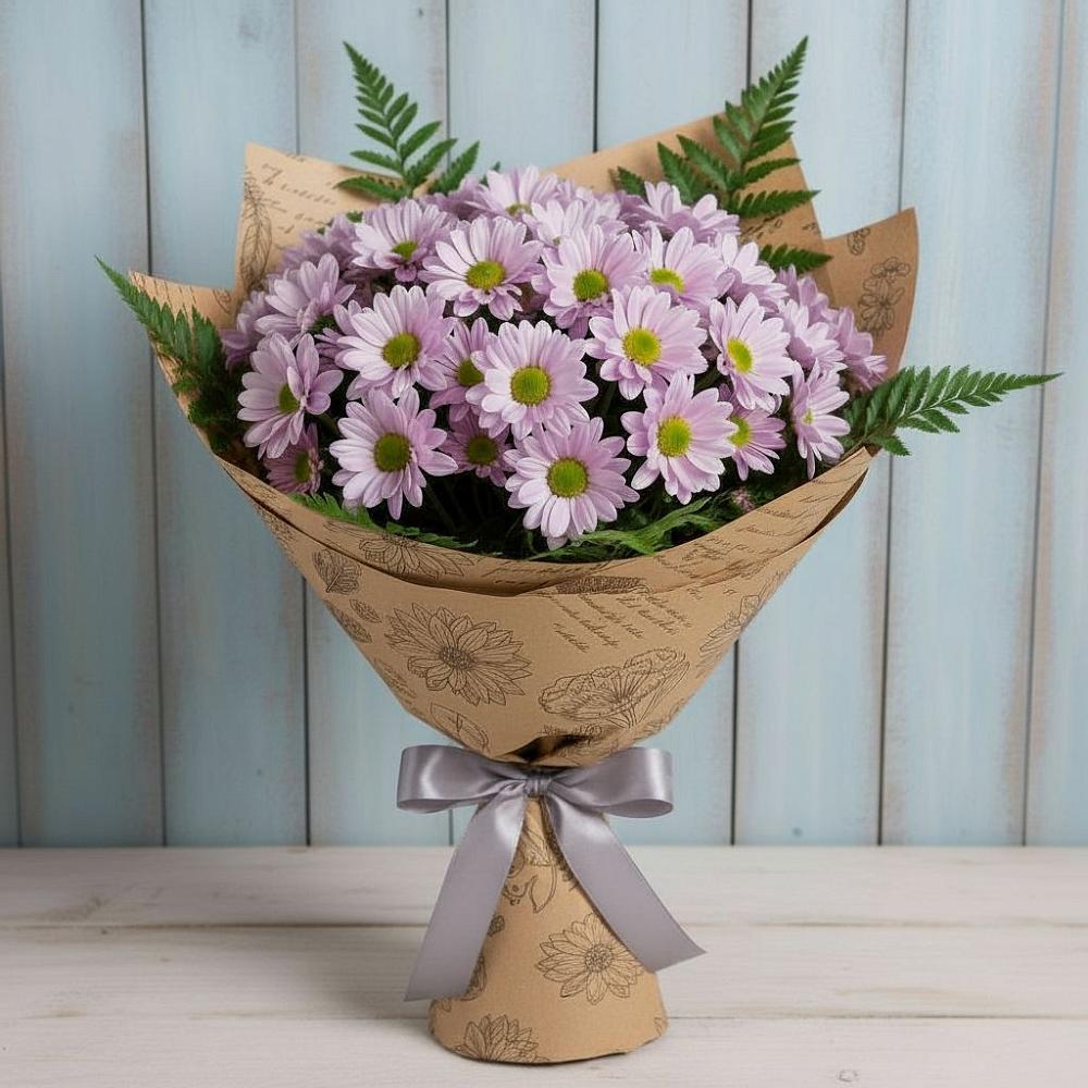 Букет цветов из: Хризантемы в Киренске
