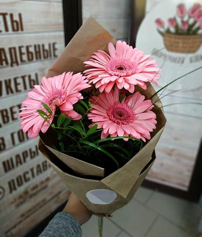 Букет цветов из: Герберы в Киренске