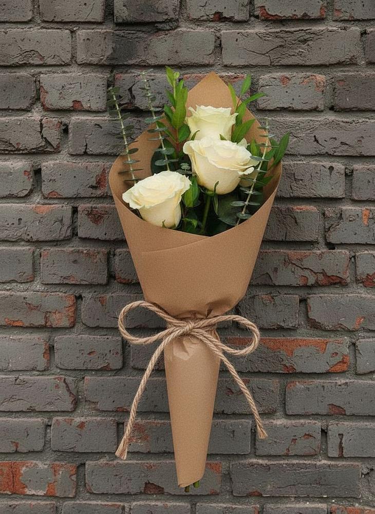 Букет из 3 роз в Киренске Букет цветов из: Розы в Киренске