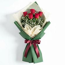 Букет рубиновое очарование в Киренске Букет цветов из:  Розы в Киренске