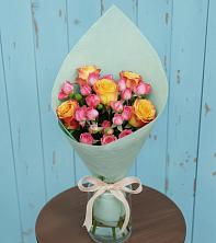 Букет Отличное настроение в Киренске Букет цветов из:  Розы в Киренске