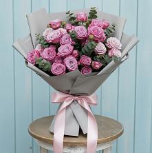 Композиция Яркий комплимент в Киренске Букет цветов из:  Розы в Киренске